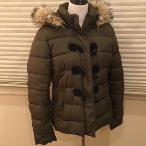 GAP winter jacket with fur hood
